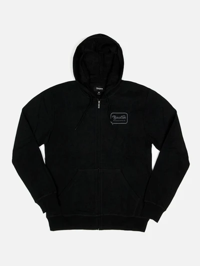 GRADE ZIP HOOD FLEECE-BLACK
